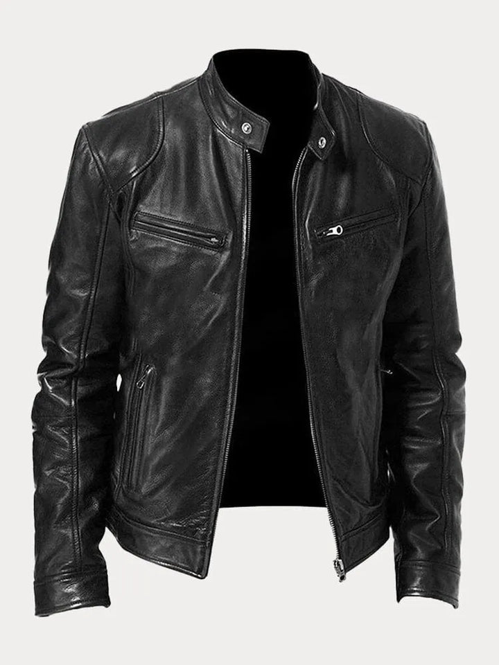 Men's Classic Lightweight Fall Jacket in Black