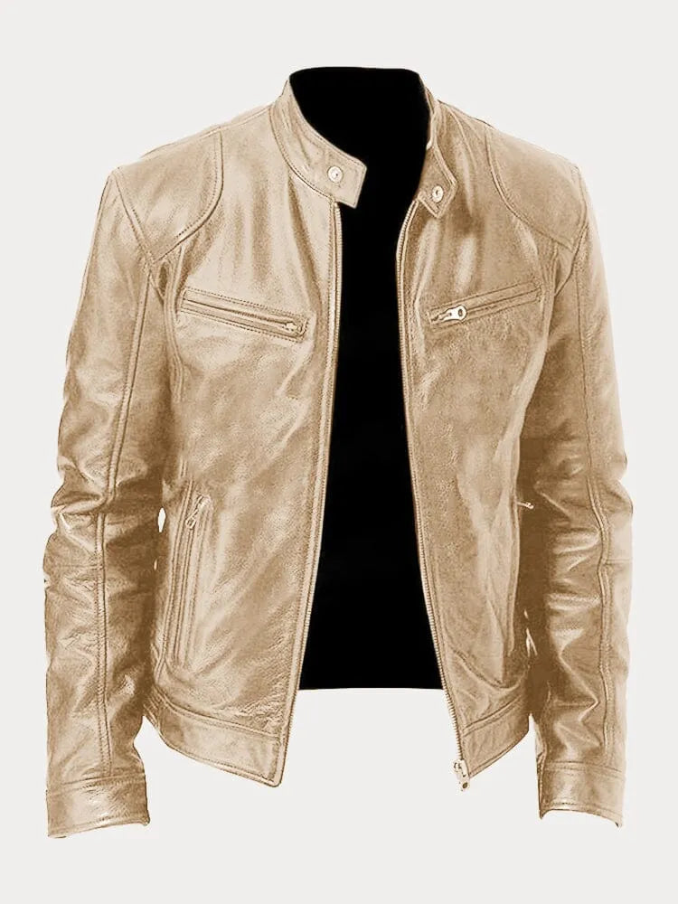 Men's Classic Lightweight Fall Jacket in Gold-coloured
