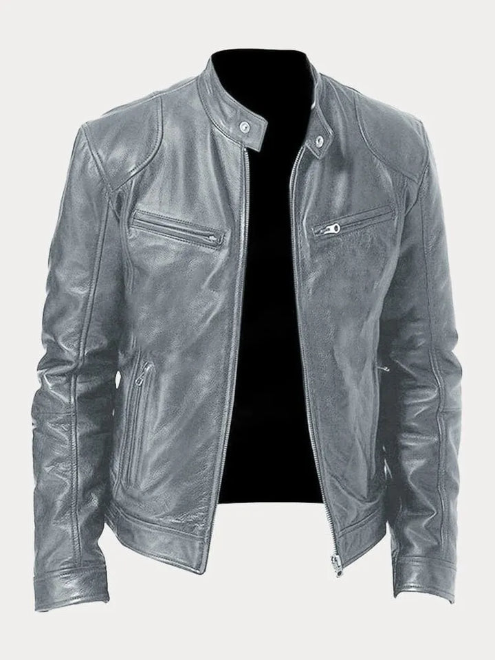 Men's Classic Lightweight Fall Jacket in Grey