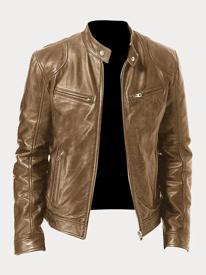 Men's Classic Lightweight Fall Jacket in Khaki