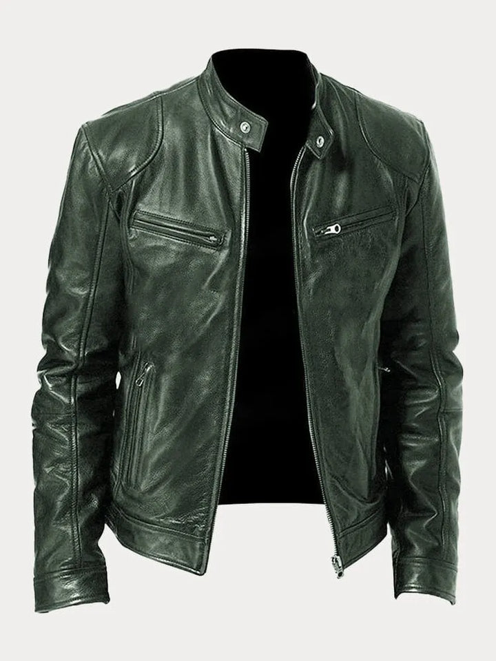 Men's Classic Lightweight Fall Jacket in Militärgrün