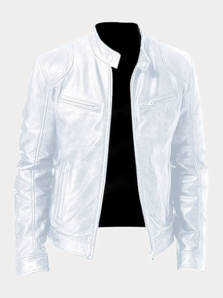 Men's Classic Lightweight Fall Jacket in White