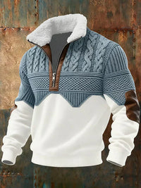 Jack | Men's Color-Block Half-Zip Knit Sweater for Fall