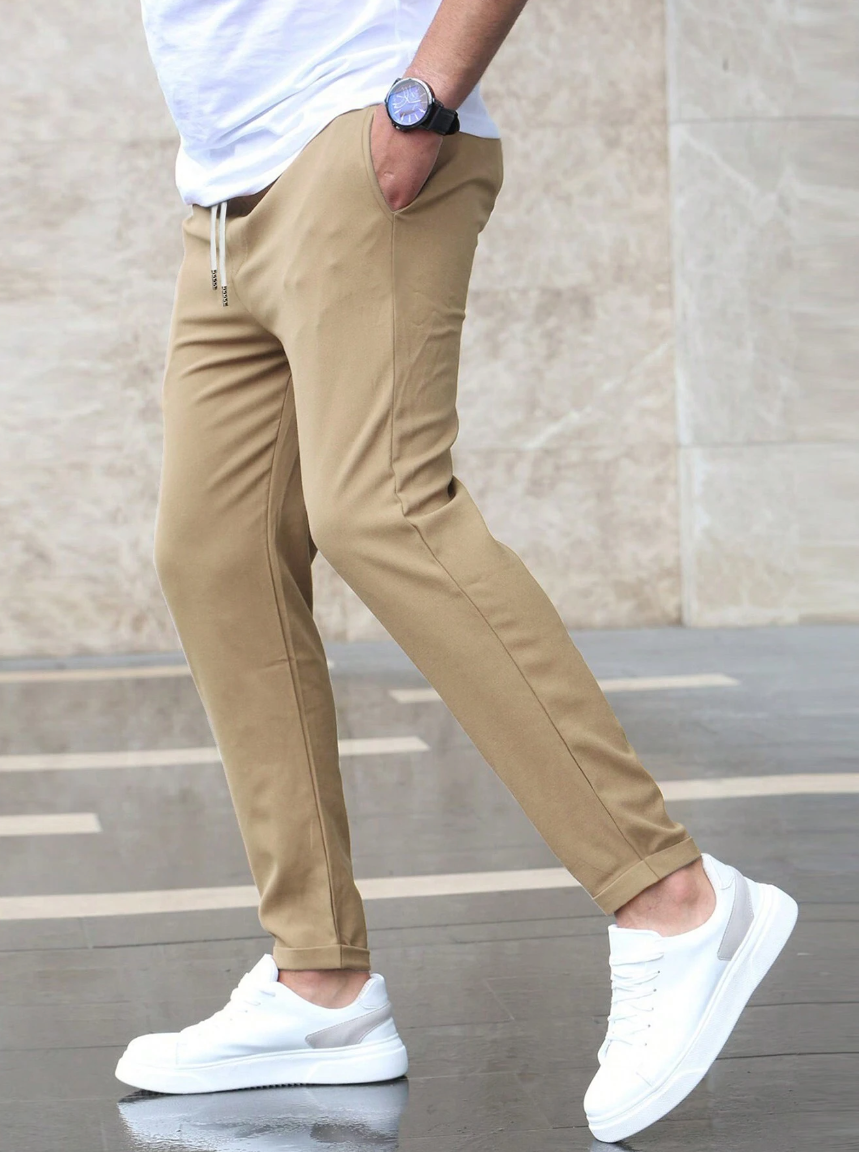 Men's Comfort Trousers with Drawstring Waist (12)