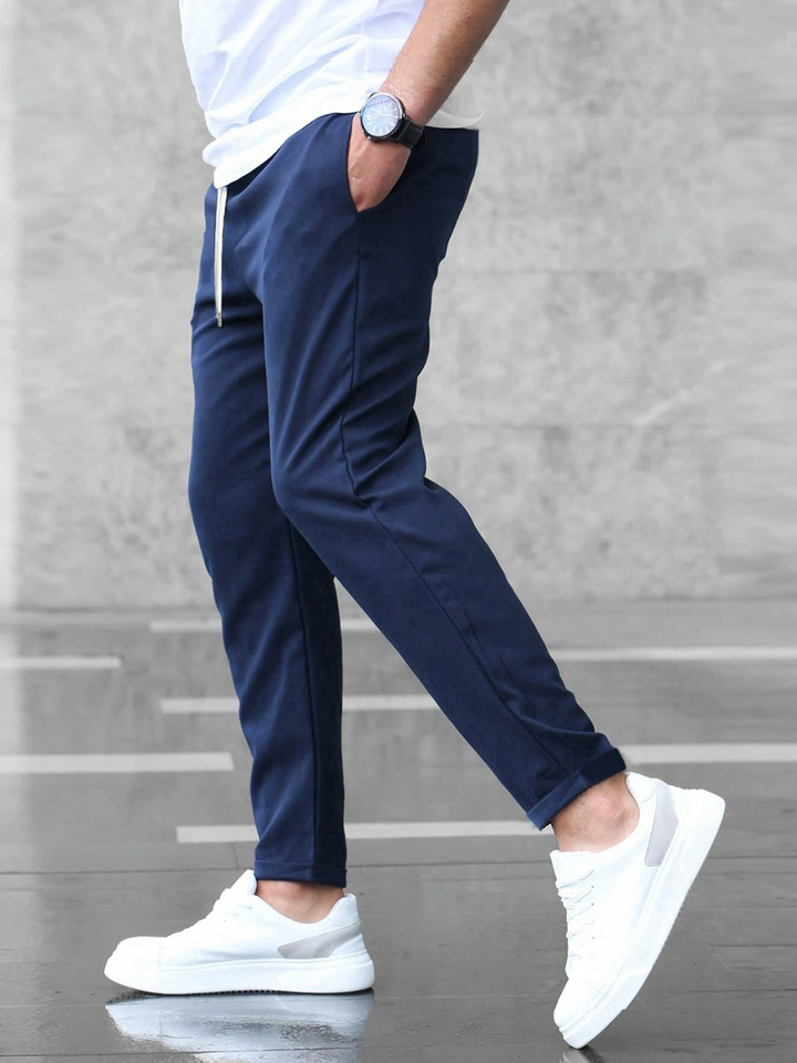 Men's Comfort Trousers with Drawstring Waist (15)