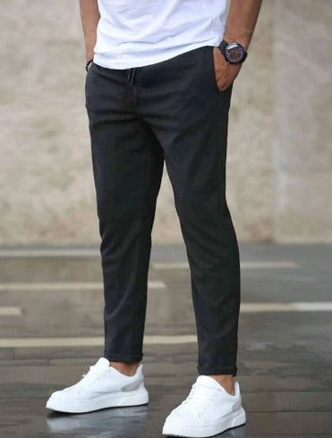 Men's Comfort Trousers with Drawstring Waist (16)