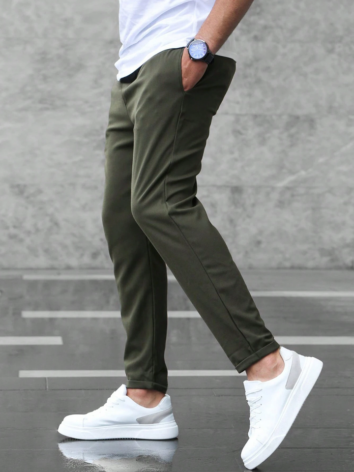 Men's Comfort Trousers with Drawstring Waist (3)