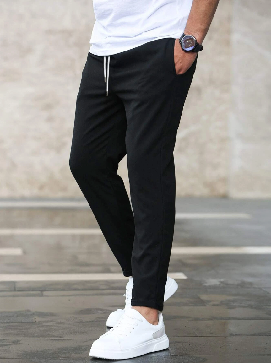 Men's Comfort Trousers with Drawstring Waist (9)