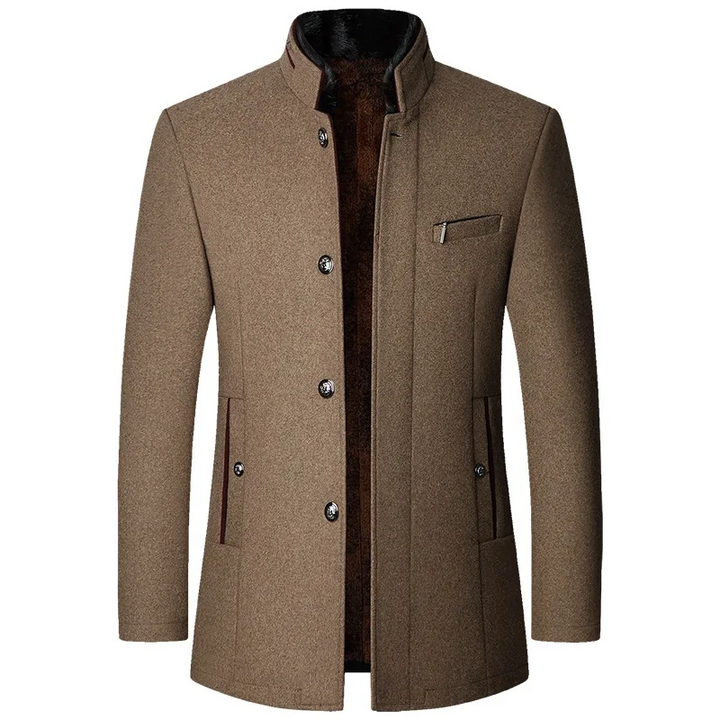 Men's Elegant Formal Coats for Fall in Brown