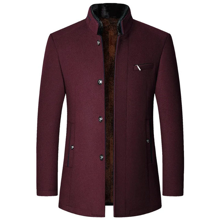 Men's Elegant Formal Coats for Fall in Red
