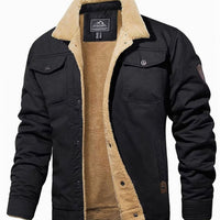 Liam | Men's Fall Jacket with Sherpa Lining