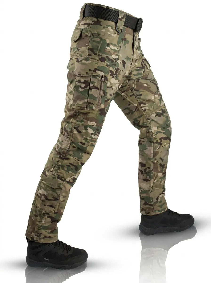 Men's Fall Tactical Cargo Pants in Armeegrün