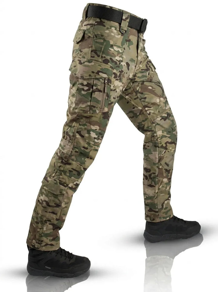 Men's Fall Tactical Cargo Pants in Armeegrün