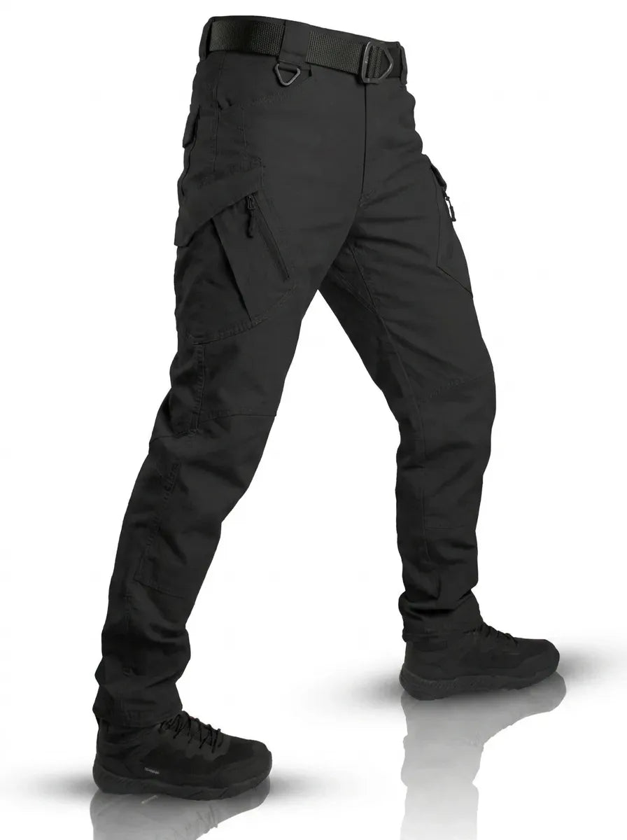 Men's Fall Tactical Cargo Pants in Black