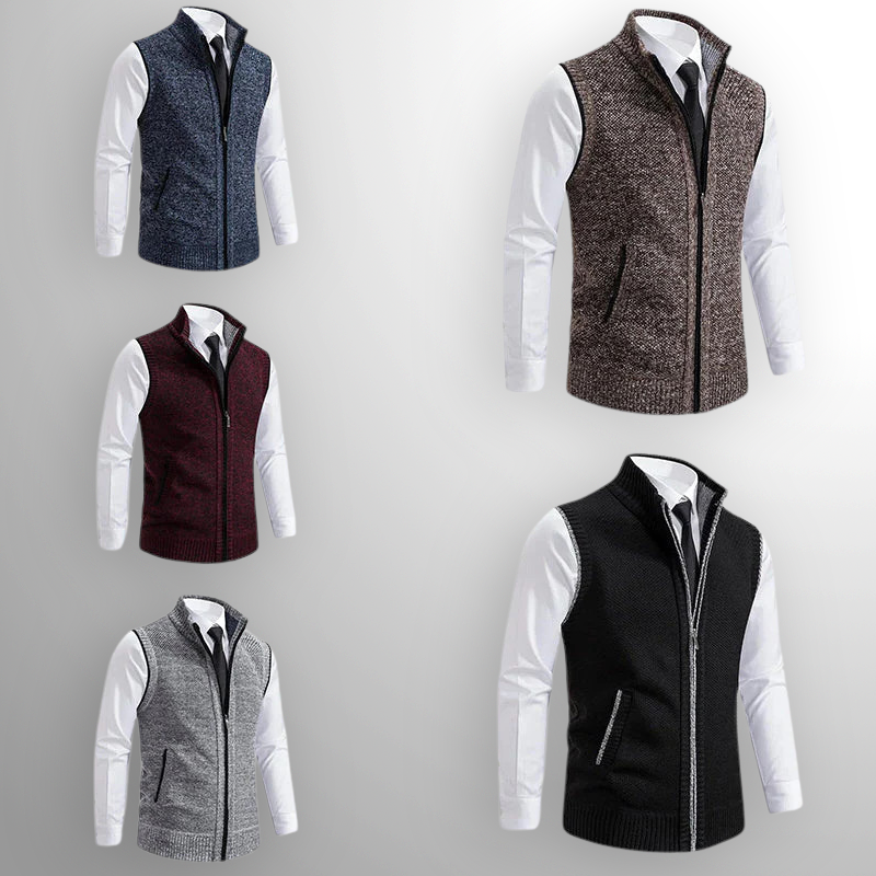 Men's Full-Zip Pullover Vest for Layering (6)