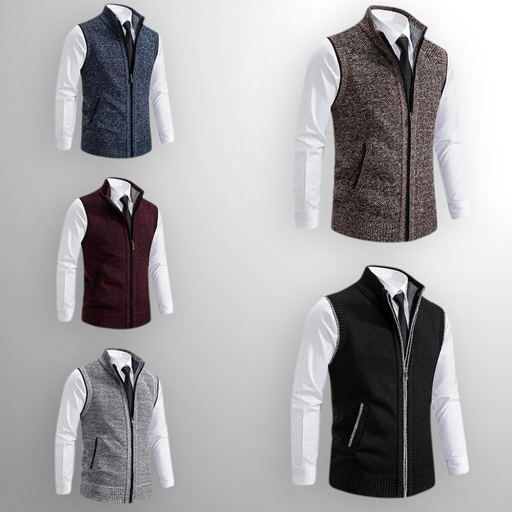 Men's Full-Zip Pullover Vest for Layering (6)