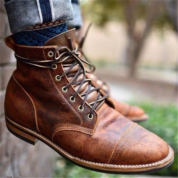 Men's Leather Boots for Fall and Business (5)