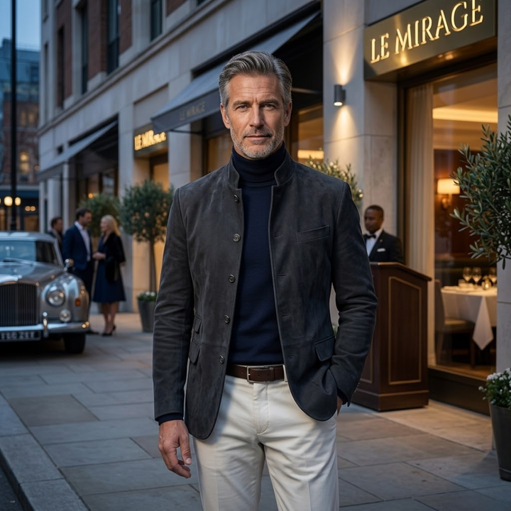 Men's Long Cardigan with Tailored Fit (6)
