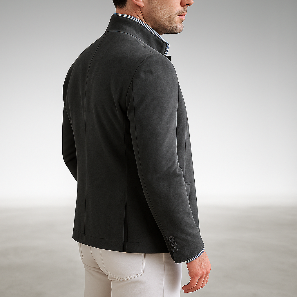 Men's Long Cardigan with Tailored Fit (8)