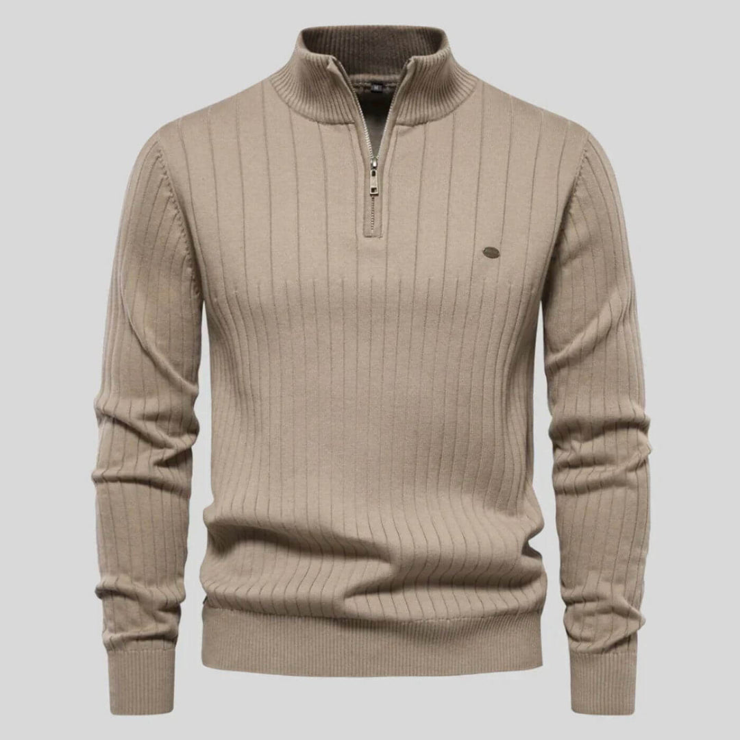 Men's Premium Versatile Comfort Pullover in Beige