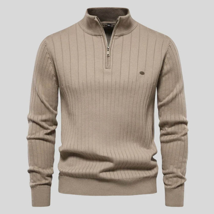 Men's Premium Versatile Comfort Pullover in Beige