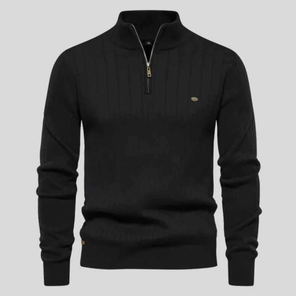 Men's Premium Versatile Comfort Pullover in Black