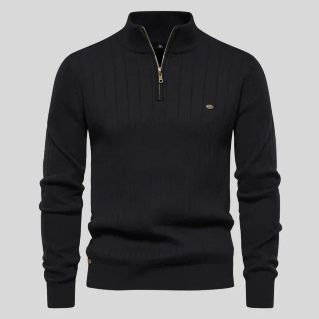 Men's Premium Versatile Comfort Pullover in Black