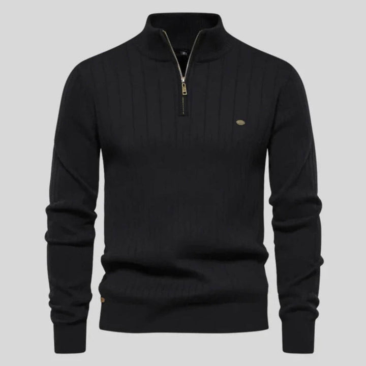 Men's Premium Versatile Comfort Pullover in Black