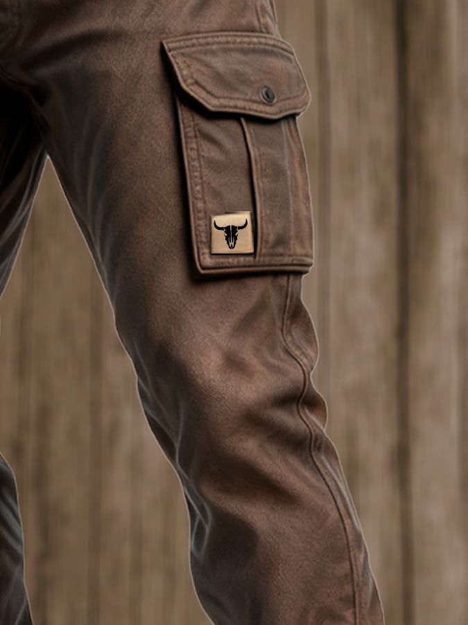Men's Relaxed Cargo Pants for Outdoor Adventures (6)