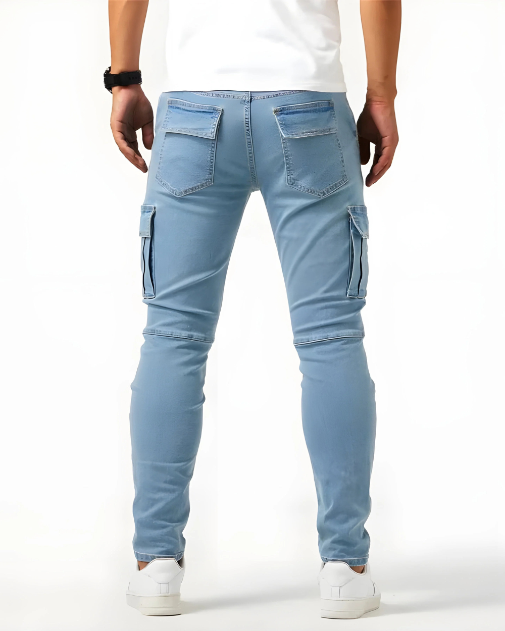 Men's Slim Cargo Pants for Fall (4)