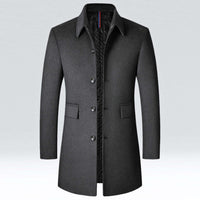 Elijah | Men's Streamlined Wool Coats for Fall