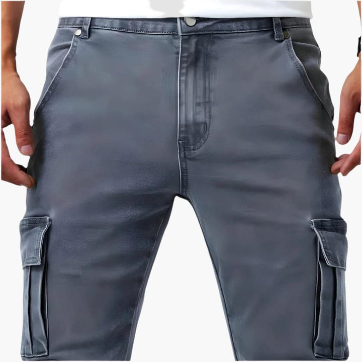Men's Stretch Cargo Pants for Everyday Wear (5)