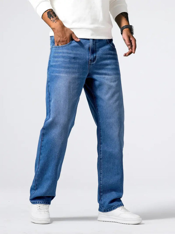 Men's Stretch Jeans for Everyday Comfort in Blue