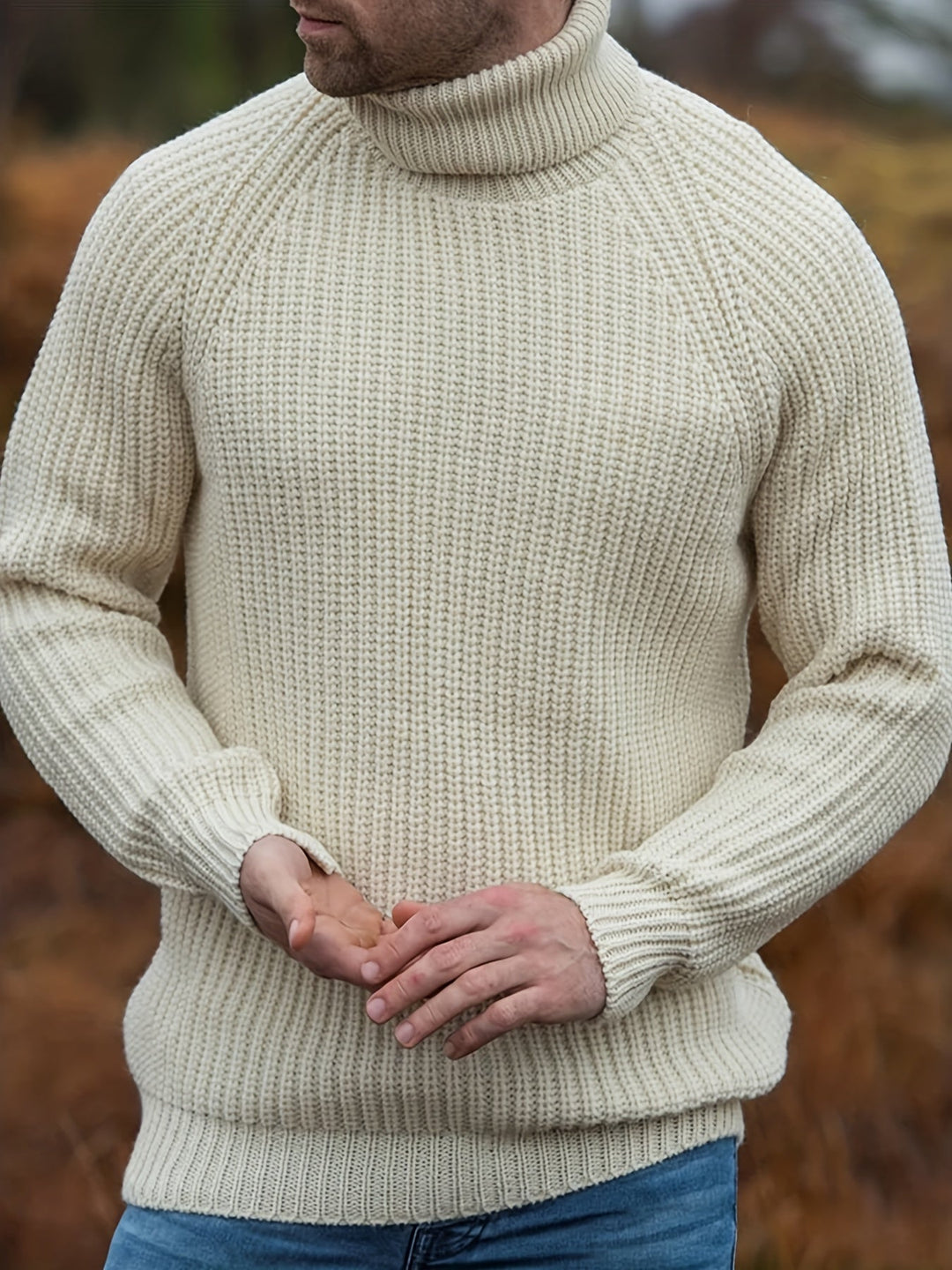 Men's Sweater with Warm Knit for Fall (4)