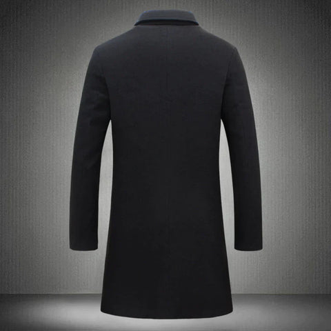 Men's Tailored Long Coat for Fall (2)