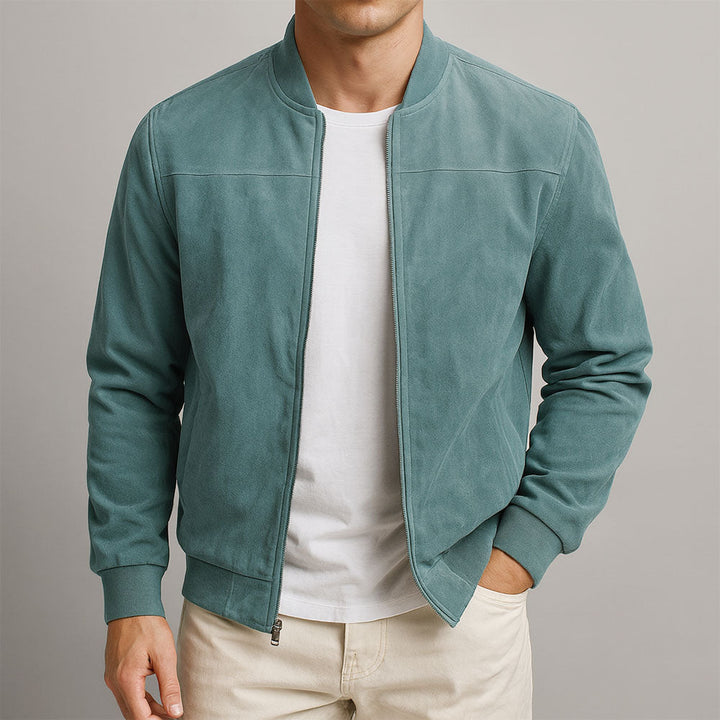 Men's Tailored Urban Jacket for Fall in Blue