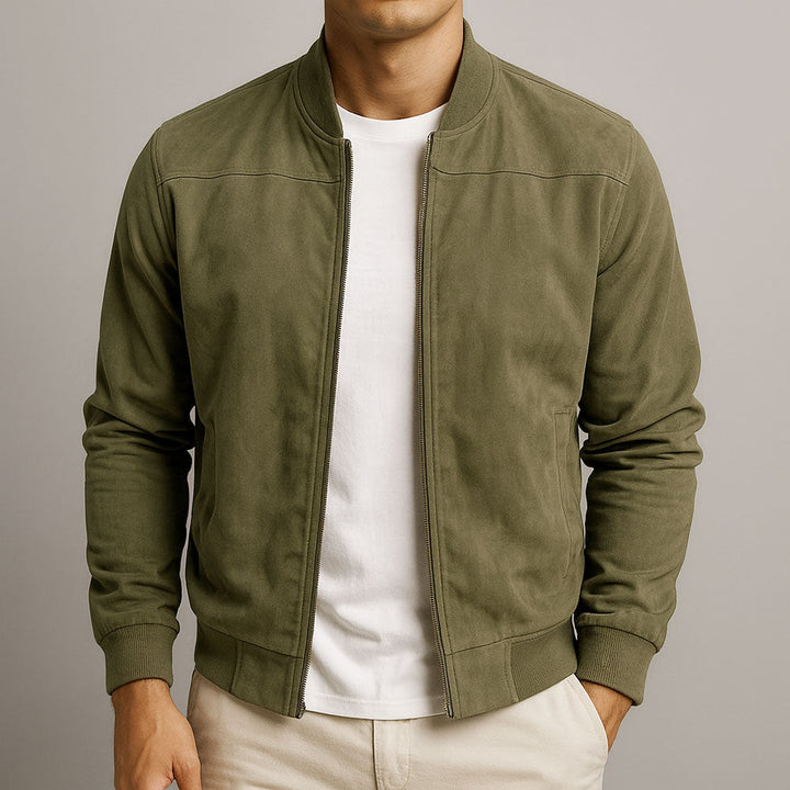 Men's Tailored Urban Jacket for Fall in Green