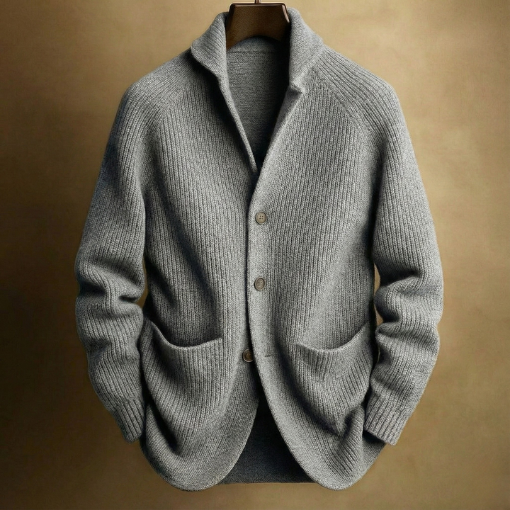 Men's Ugly Christmas Corduroy Jacket in Grey