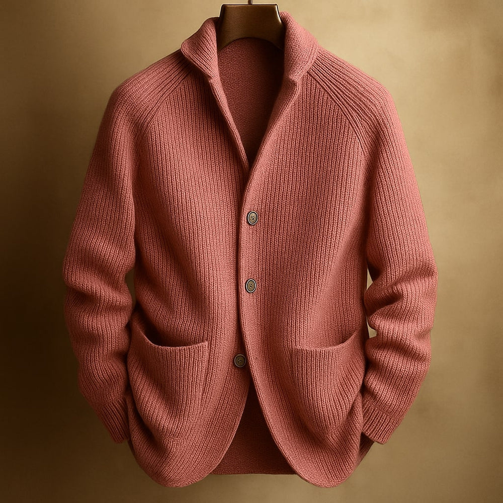 Men's Ugly Christmas Corduroy Jacket in Pink