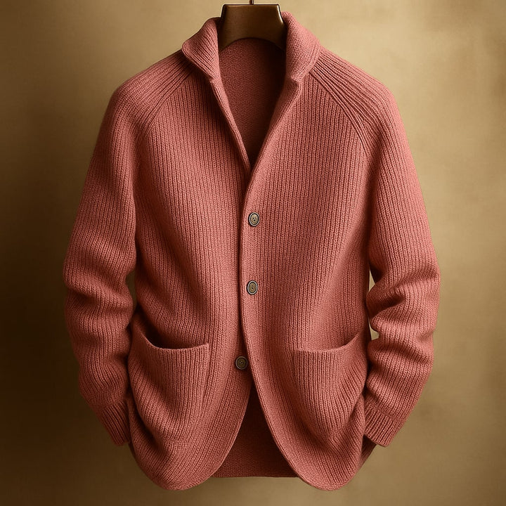Men's Ugly Christmas Corduroy Jacket in Pink