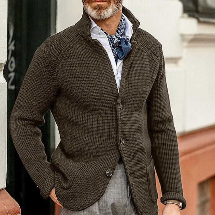 Men's Versatile Jackets for Work and Weekends in Kaffee