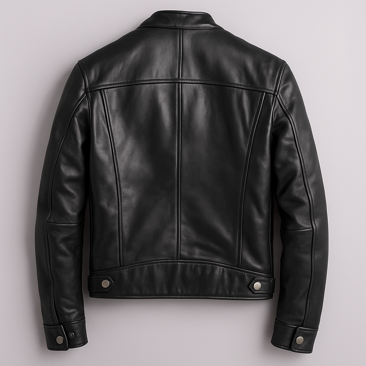 Men's Vintage Biker Jacket (4)