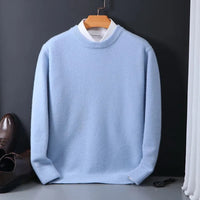 Jackson | Men's Warm Pullover in Geometric Mohair