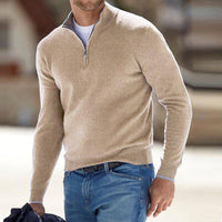 William | Men's Warm Pullover with Half-Zip