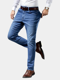 Noah | Men's Washed Jeans with Straight-Leg Fit