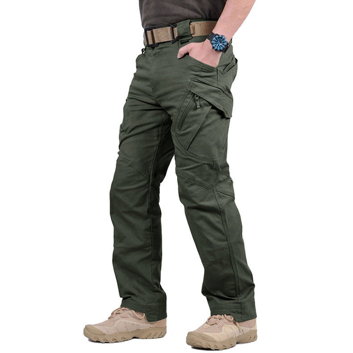 Men's Water-Resistant Pants for Fall Adventures in Green