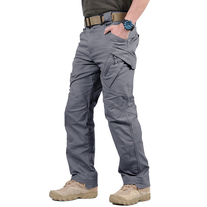 Men's Water-Resistant Pants for Fall Adventures in Grey