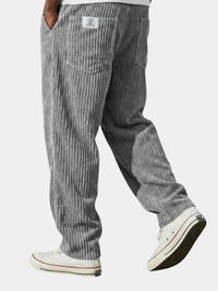 Luke | Men's Wide Casual Trousers with Pockets
