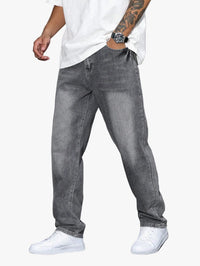 Benjamin | Men's Wide Leg Denim Jeans for Fall