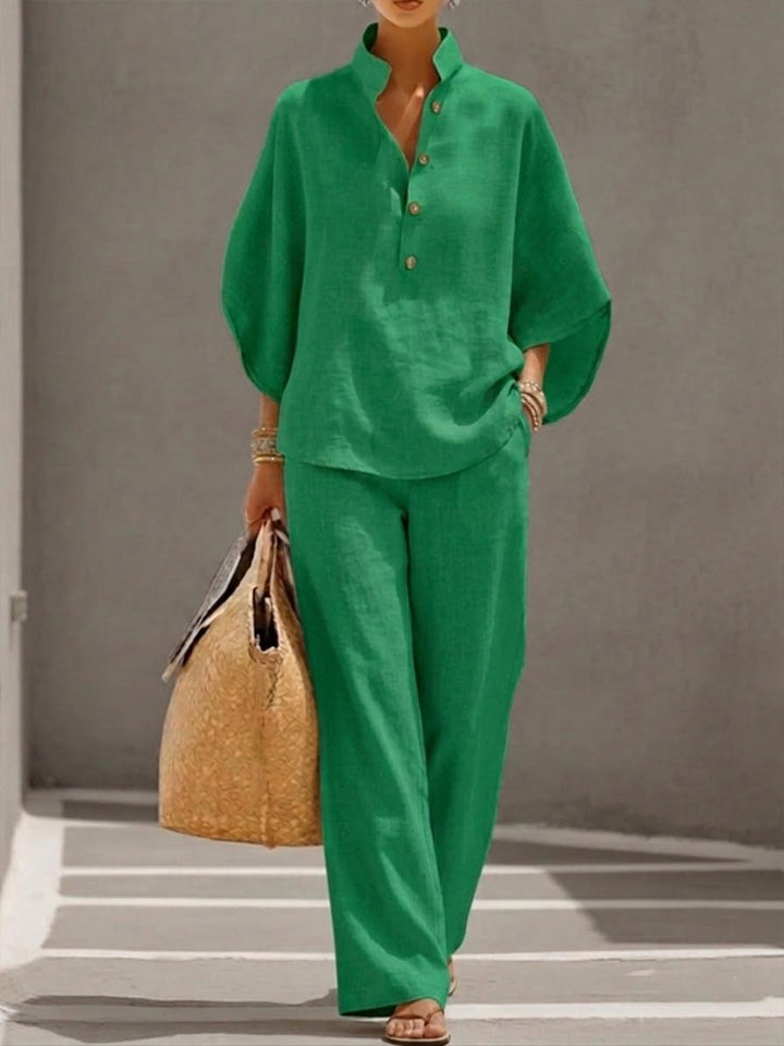 Mariel | Lightweight Cotton and Linen Set